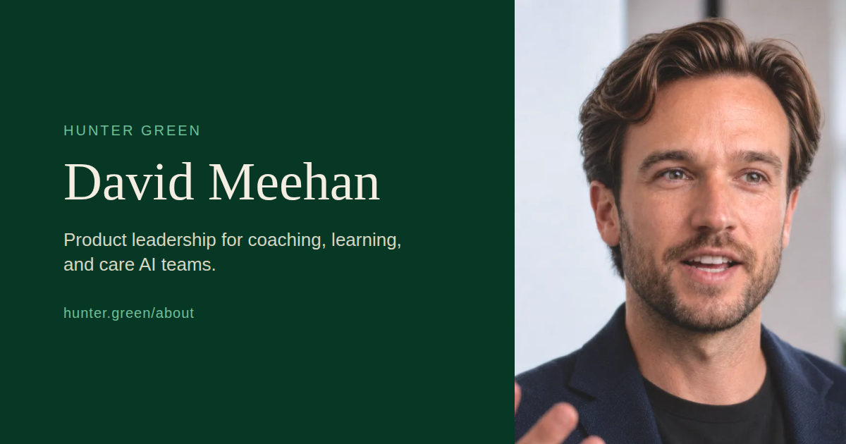 About David Meehan | Hunter Green